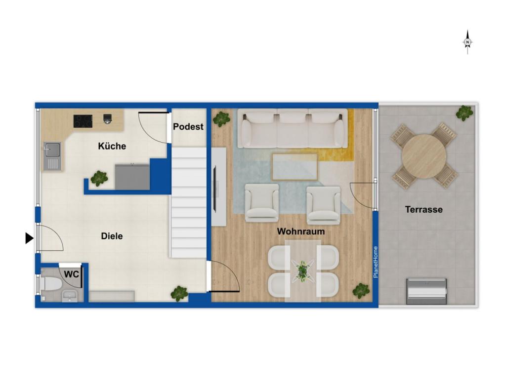 Grundriss Erdgeschoss