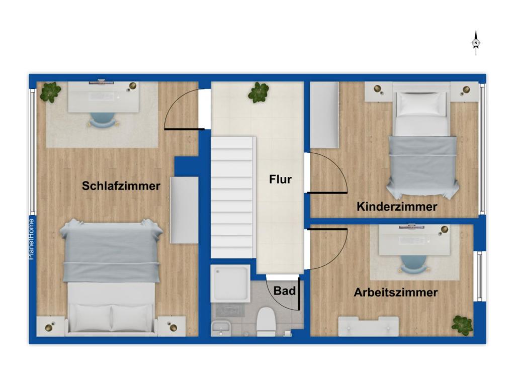 Grundriss Obergeschoss