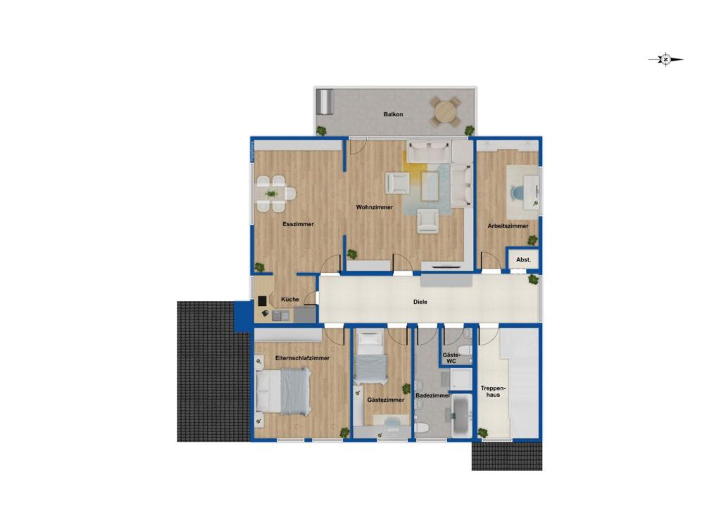 Grundriss Obergeschoss
