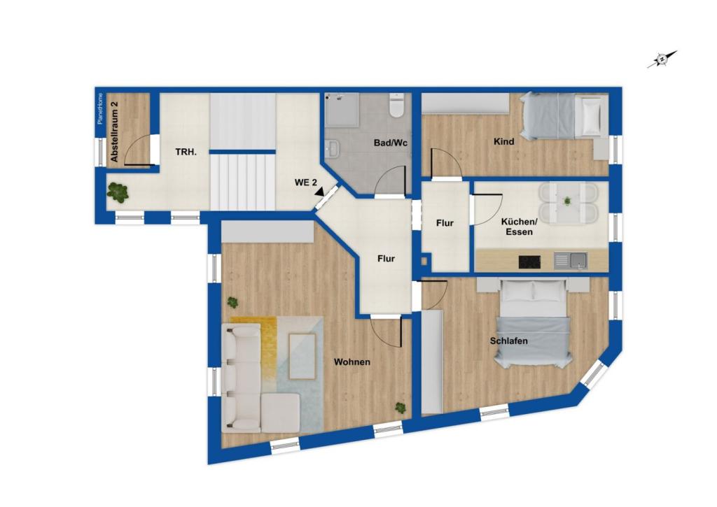 Grundriss 1. Obergeschoss