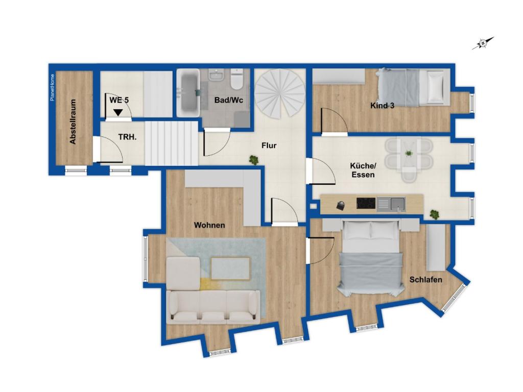 Grundriss 3. Obergeschoss 