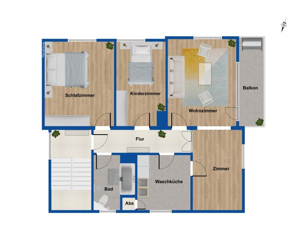 Grundriss Obergeschoss