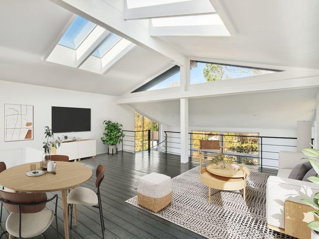 Wohnzimmer  - mit Möbeln