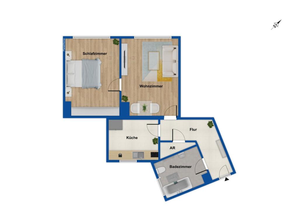 Grundriss 4. Obergeschoss