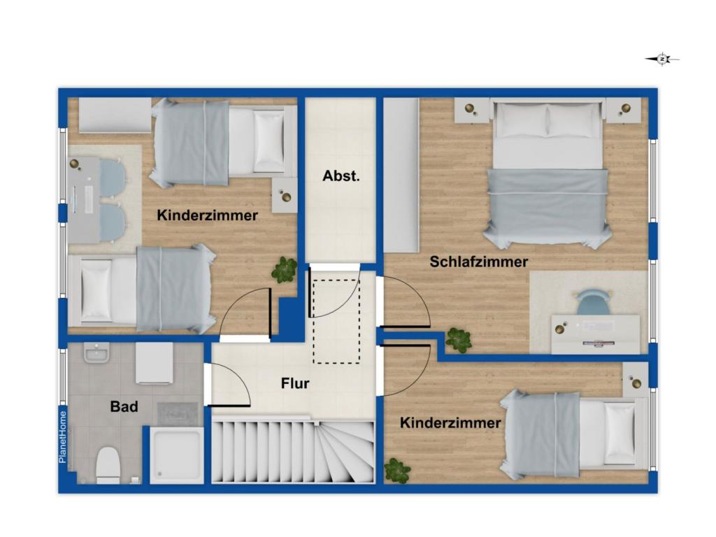 Grundriss Obergeschoss