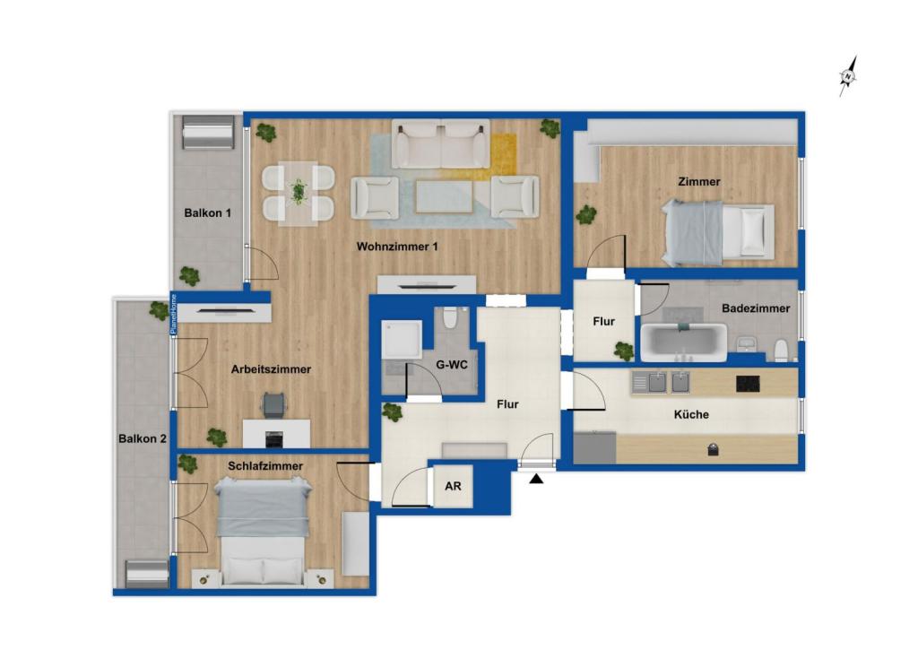 Grundriss 2. Obergeschoss