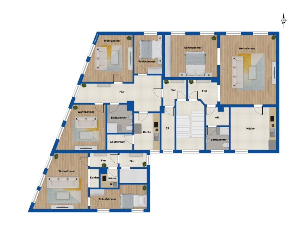Grundriss Obergeschoss