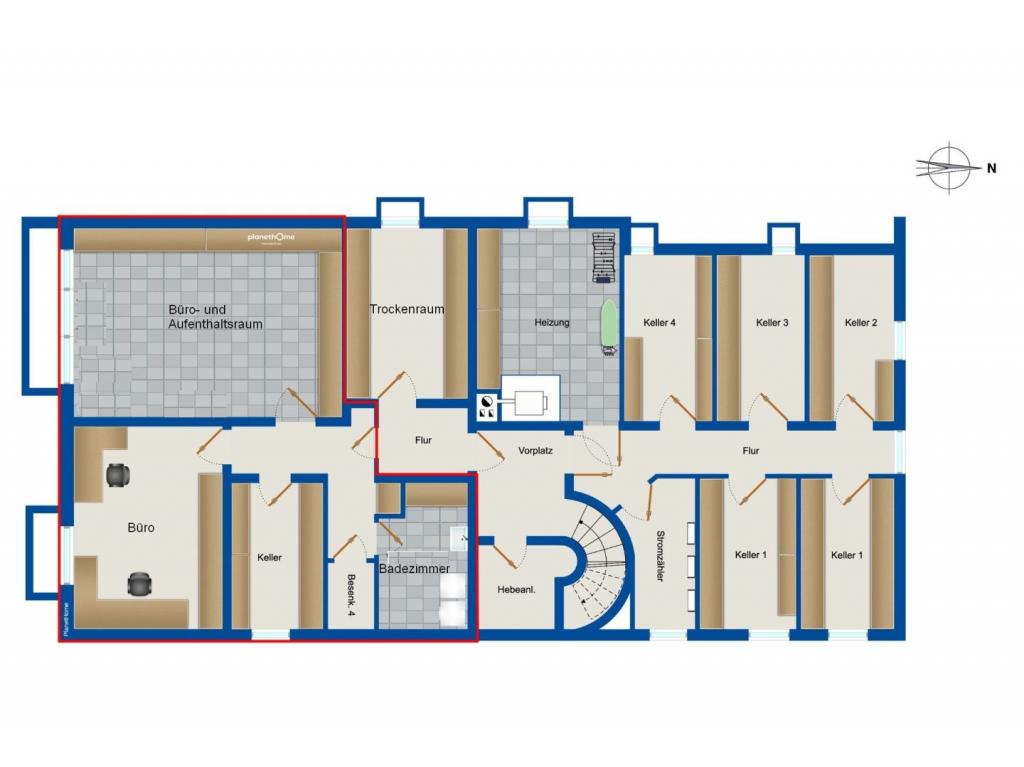 Grundriss Untergeschoss