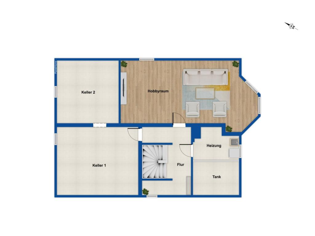 Grundriss Kellergeschoss Haus