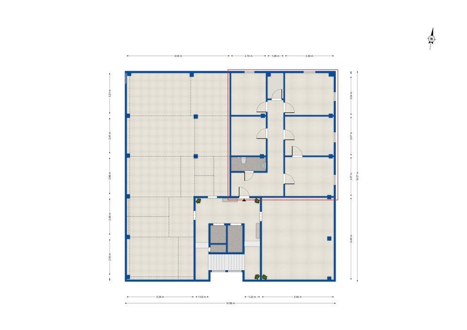 Grundriss - gesamte 2. Etage