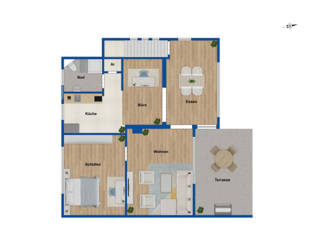 Grundriss Bungalow 