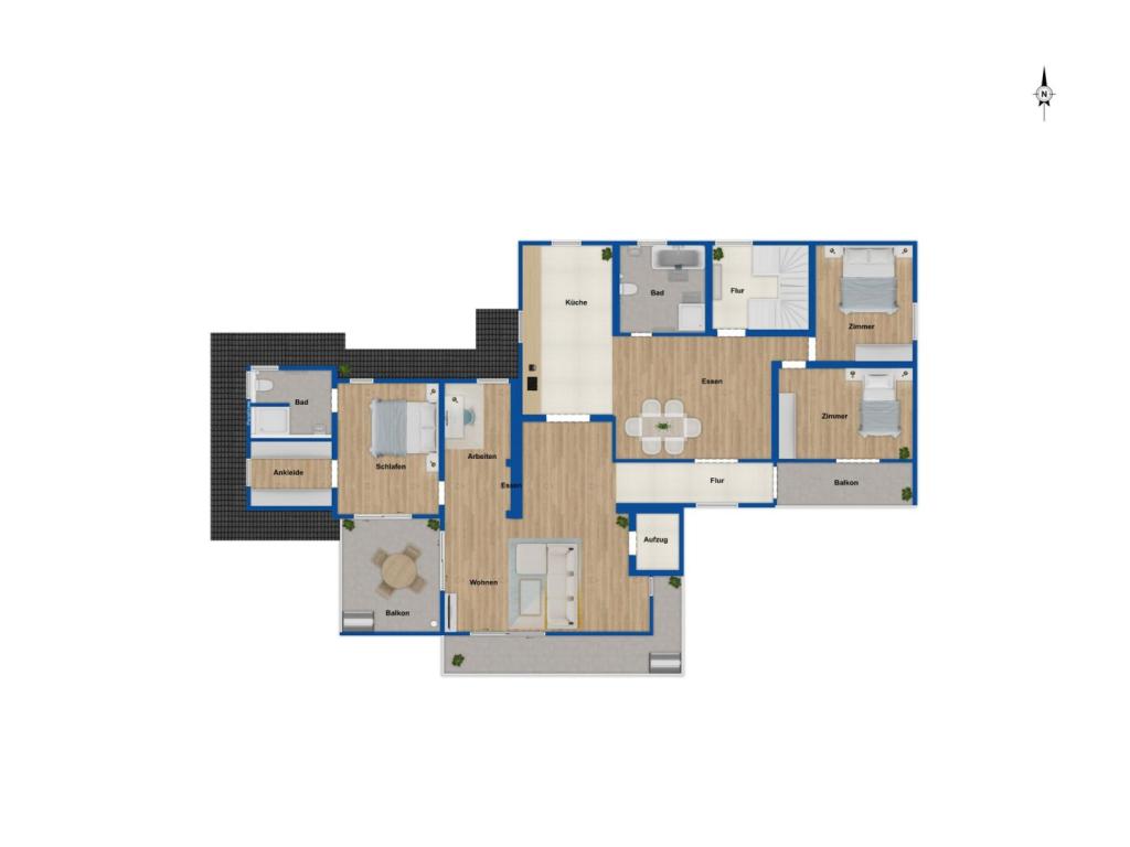 Grundriss Dachgeschoss