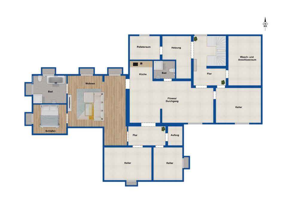 Grundriss Kellergeschoss