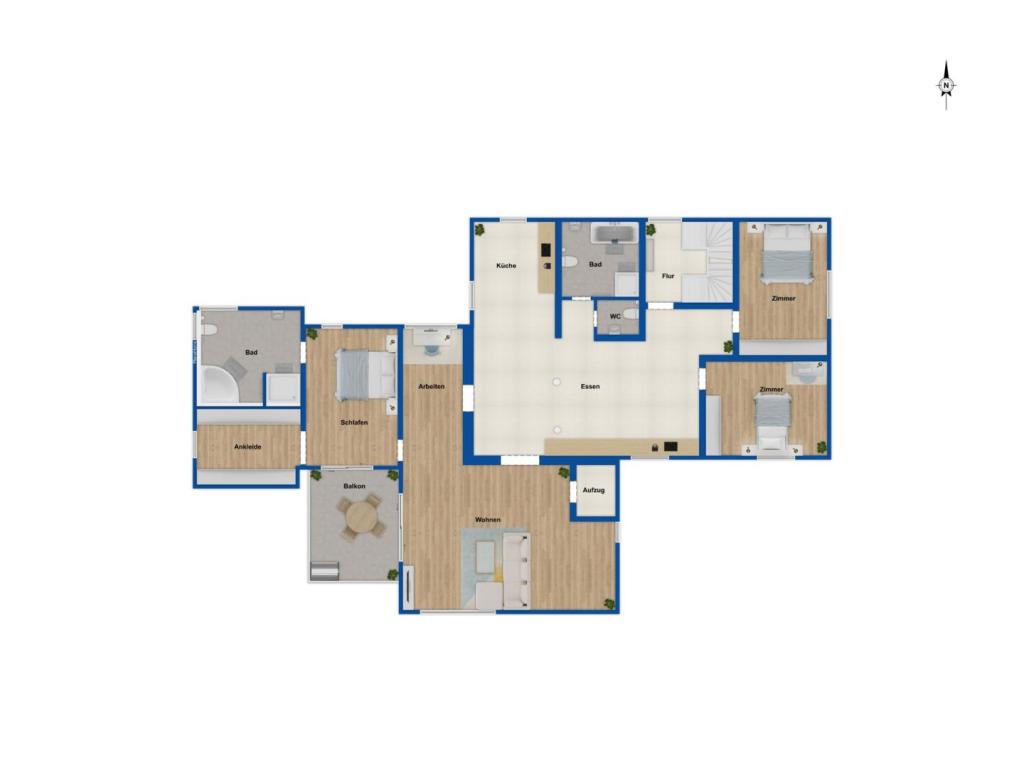 Grundriss Obergeschoss