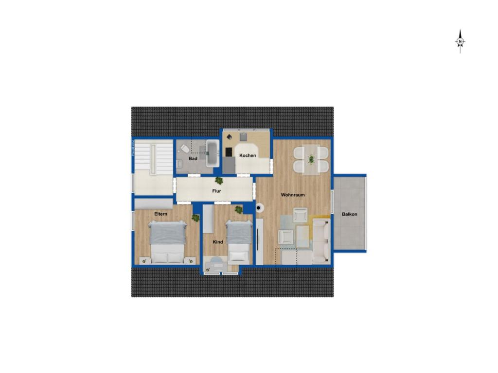 Grundriss Dachgeschoss