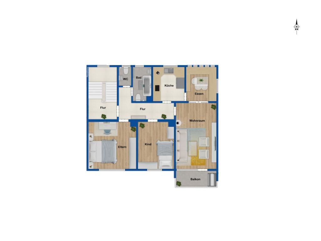 Grundriss Obergeschoss