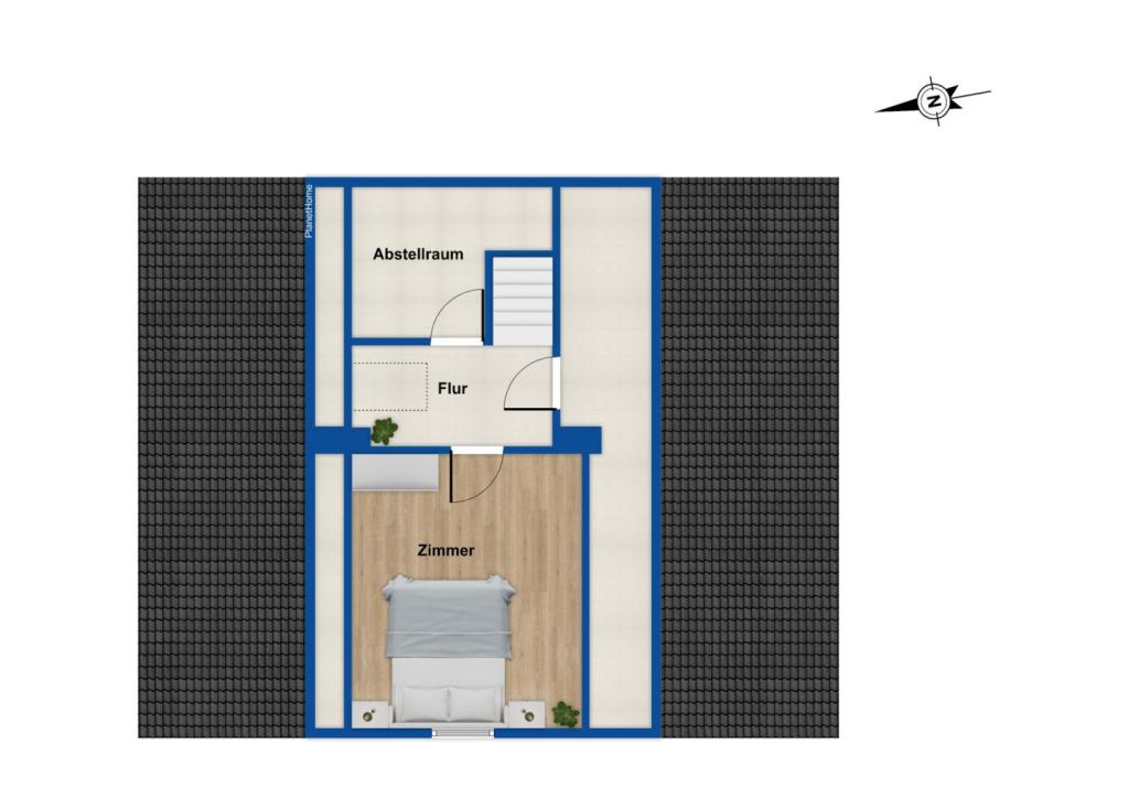 Grundriss Spitzboden