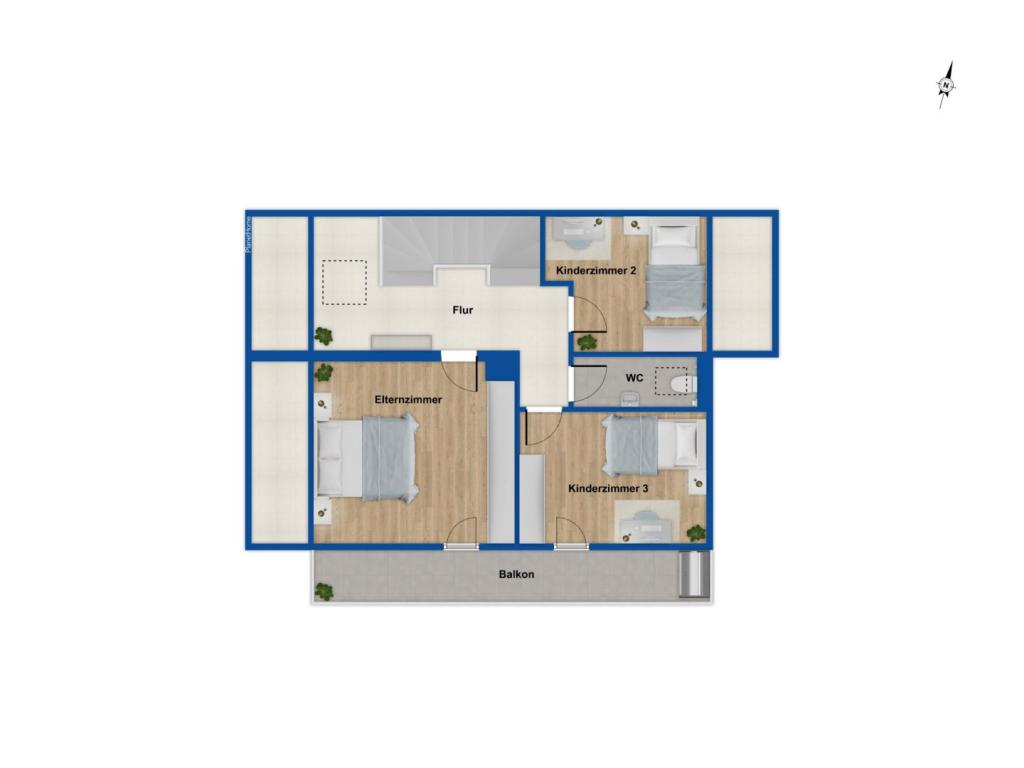 Grundriss Obergeschoss