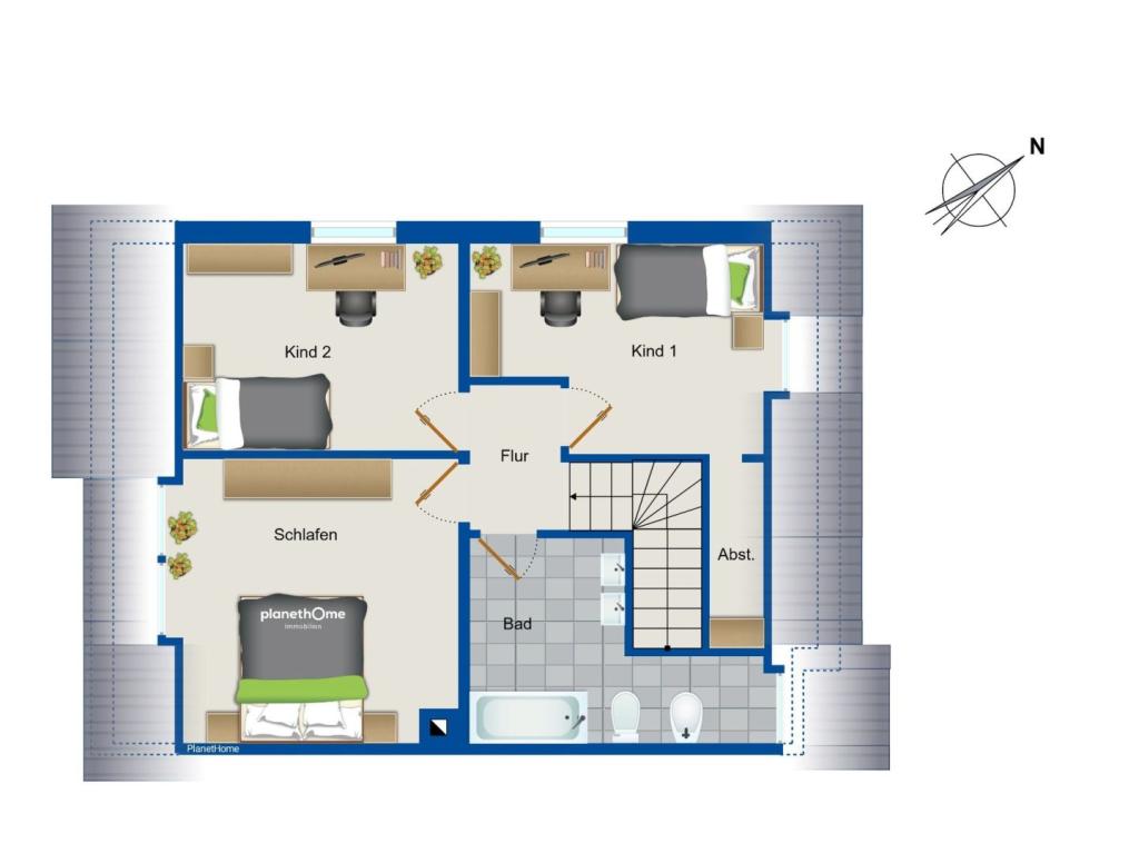 Grundriss Obergeschoss