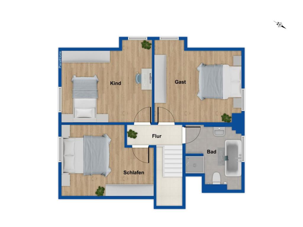 Grundriss Obergeschoss