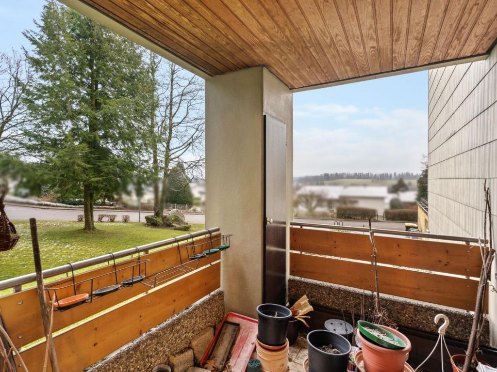 Ausblick vom Balkon