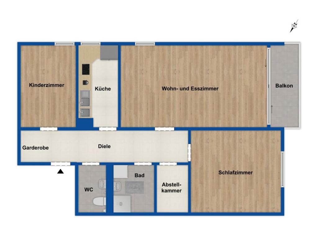 Grundriss Wohnung