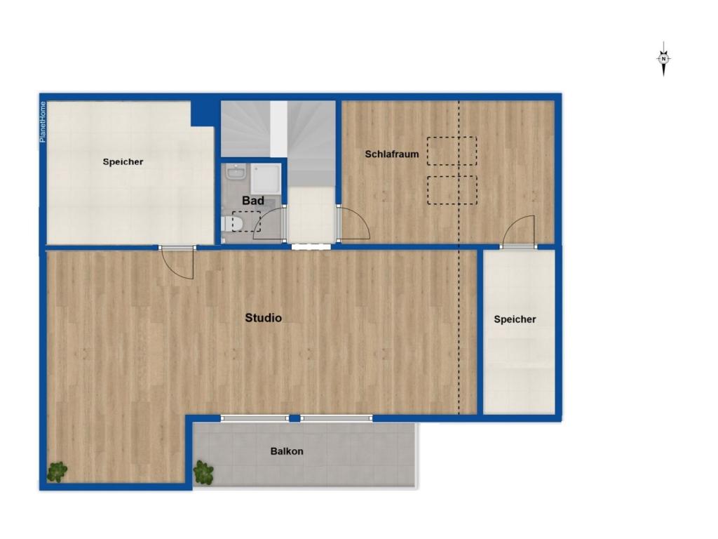 Grundriss Dachgeschoss