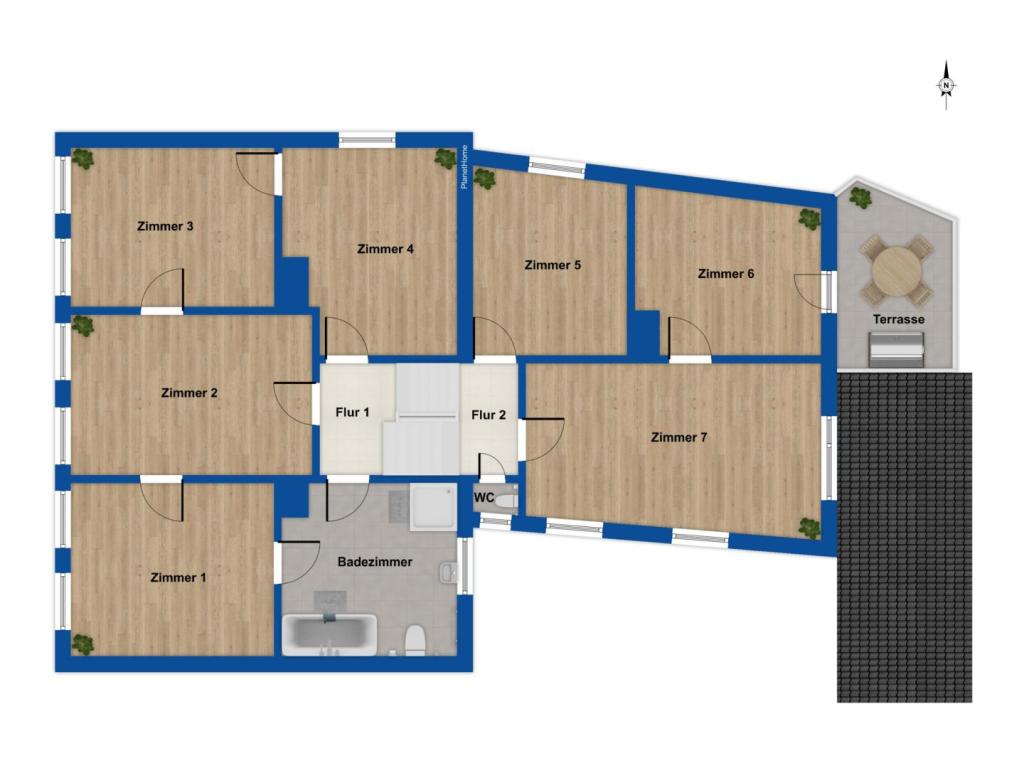 Grundriss Obergeschoss