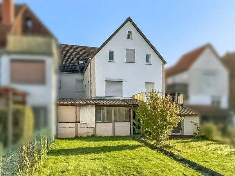 Rückansicht mit Garten