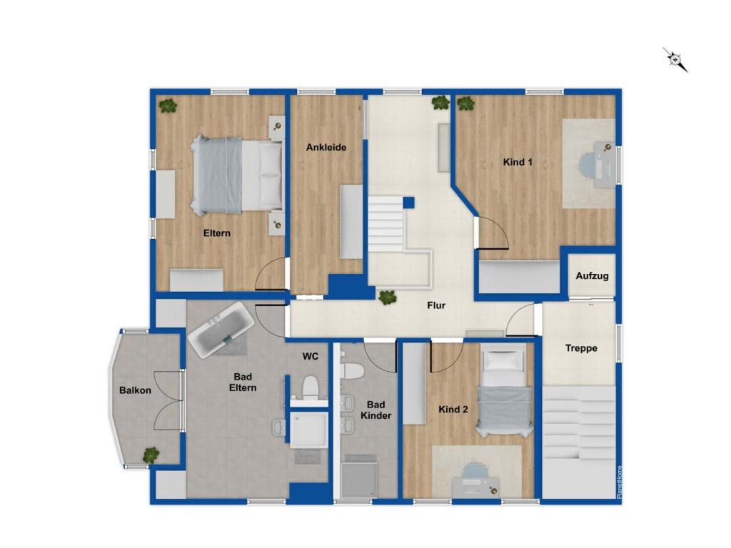 Grundriss Obergeschoss