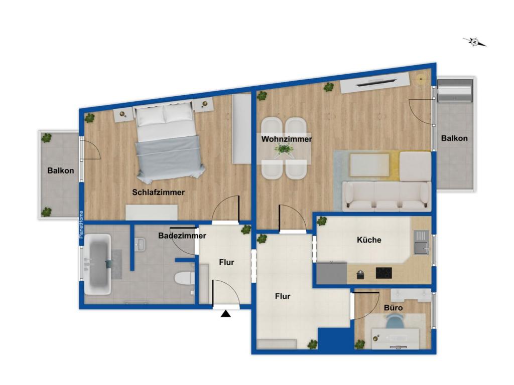 Grundriss Obergeschoss