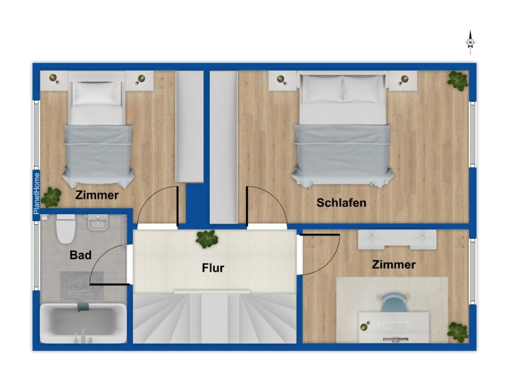 Grundriss Obergeschoss