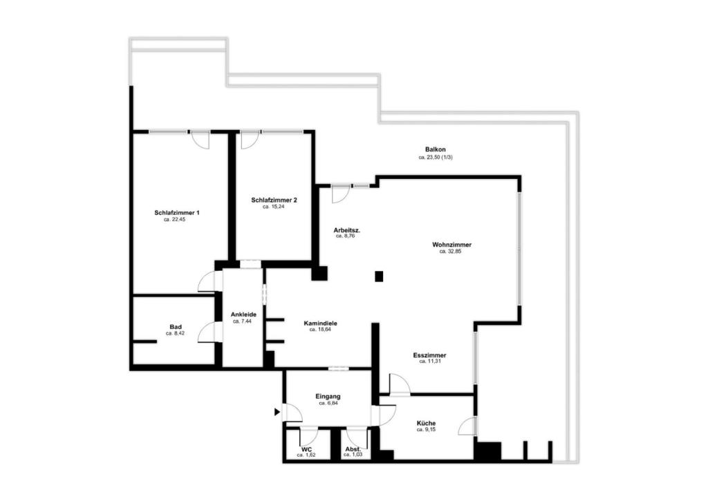 Grundriss 1. Obergeschoss