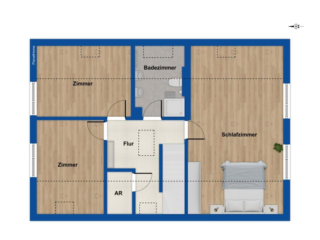Grundriss Obergeschoss