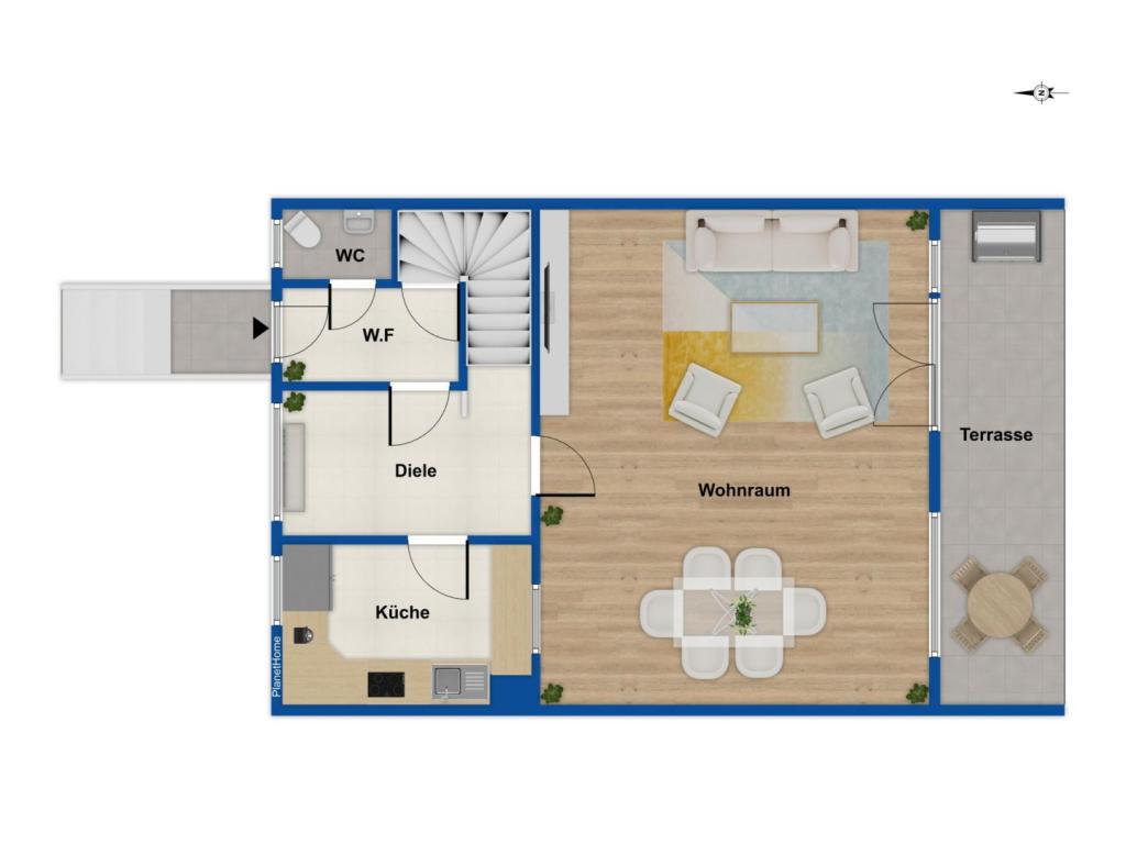 Grundriss - Erdgeschoss