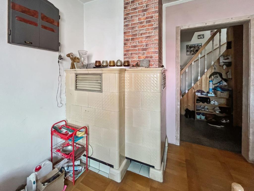 Wohnzimmer mit Ofen