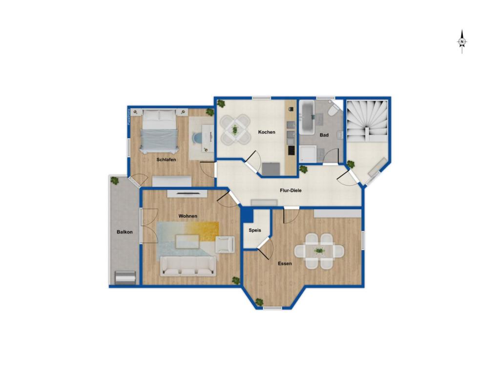 Grundriss Obergeschoss