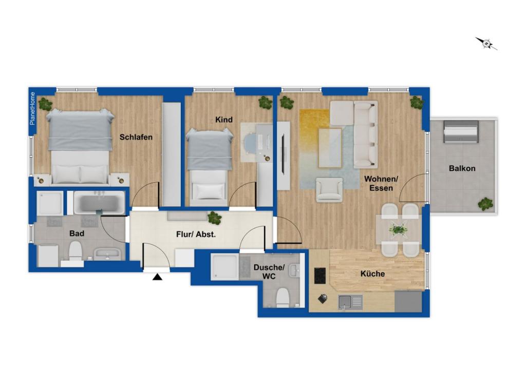 Grundriss 1.Obergeschoss