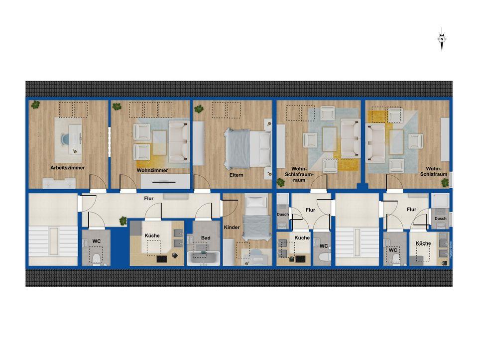 Grundriss Dachgeschoss