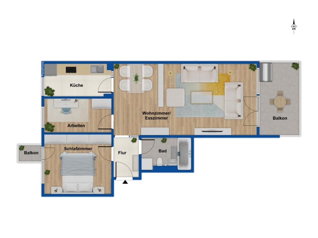 Grundriss 1. Obergeschoss