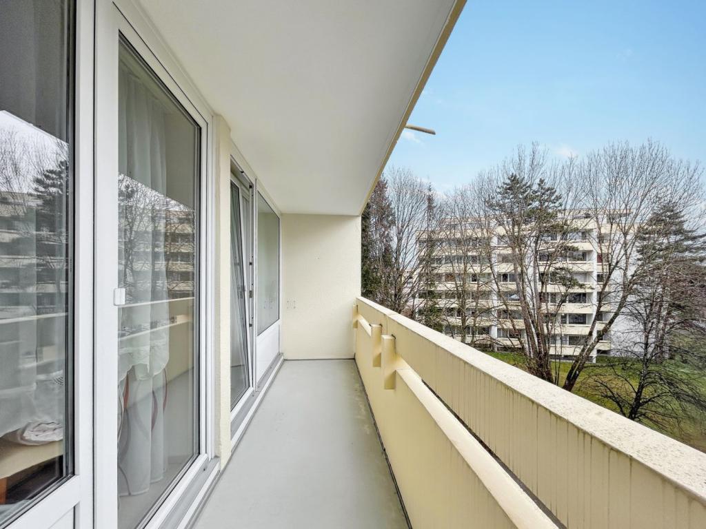 Loggia aus dem Schlafzimmer