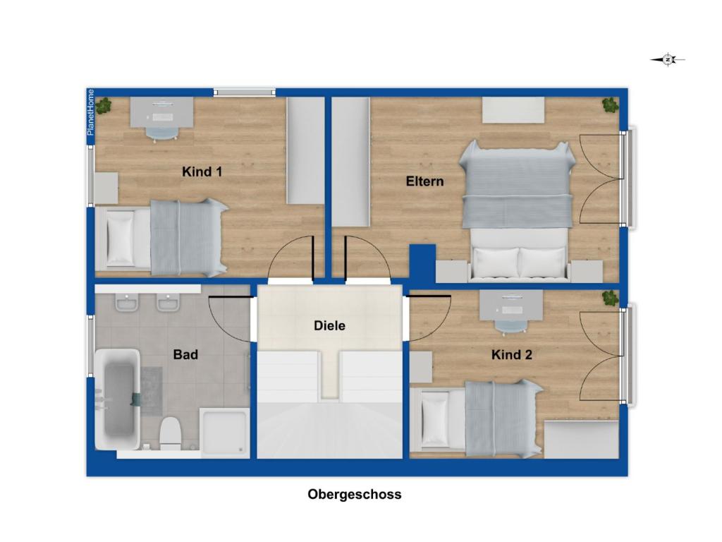 Grundriss Obergeschoss