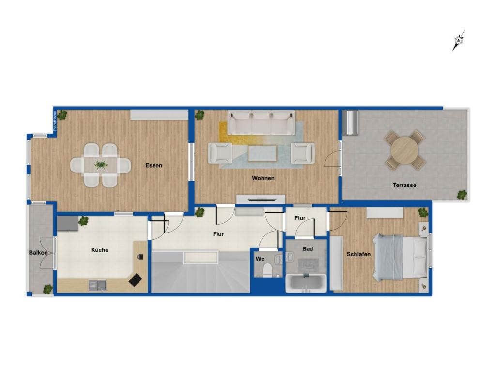 Grundriss 2. Obergeschoss