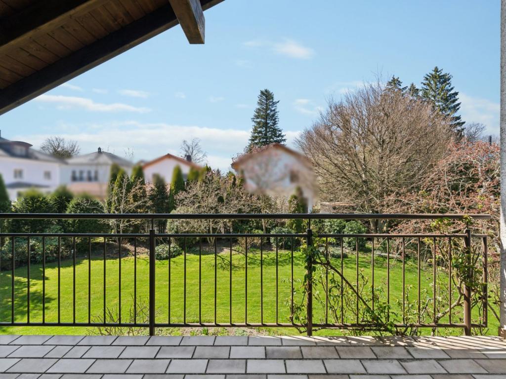 Blick vom Balkon