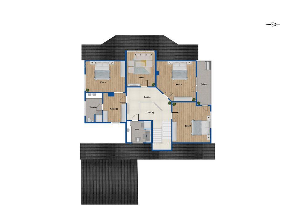 Grundriss Dachgeschoss