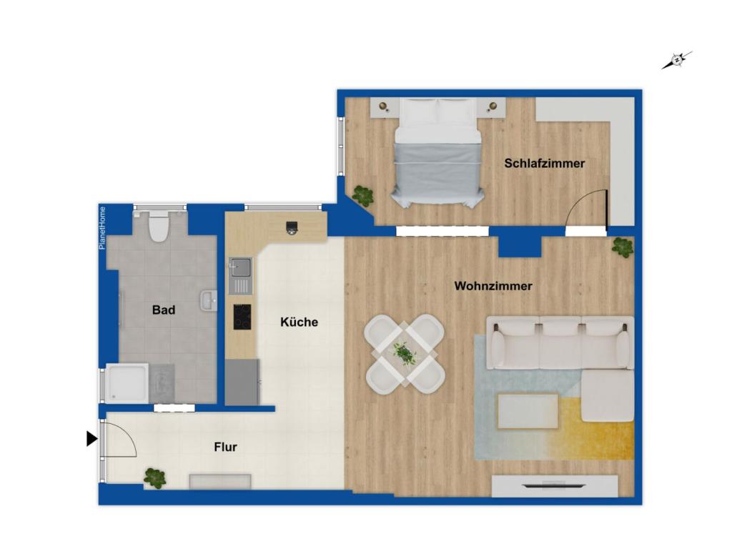 Grundriss Wohnung