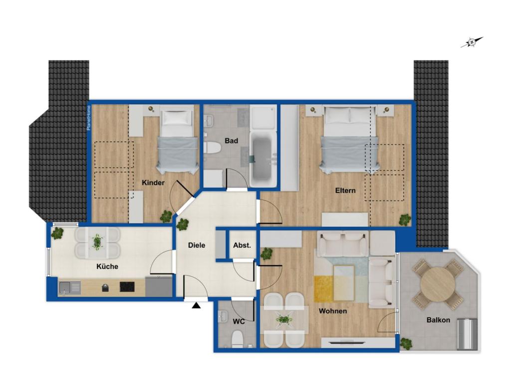 Grundriss Dachgeschoss