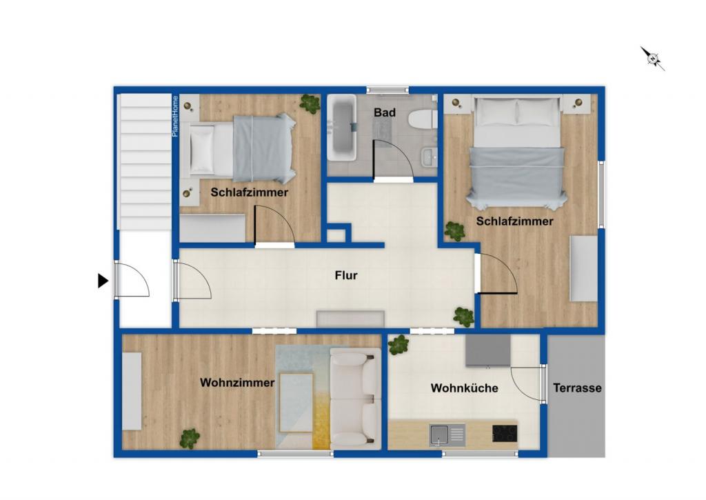 Grundriss Erdgeschoss