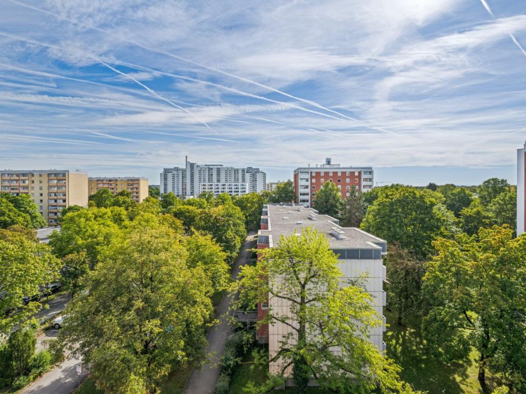 Blick vom Balkon