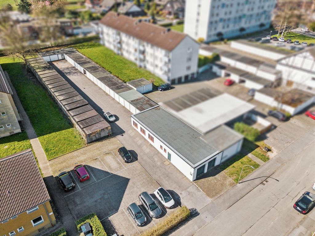 Luftaufnahme Garagen